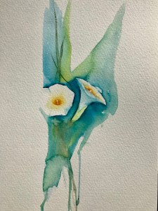 Watercolour flowers