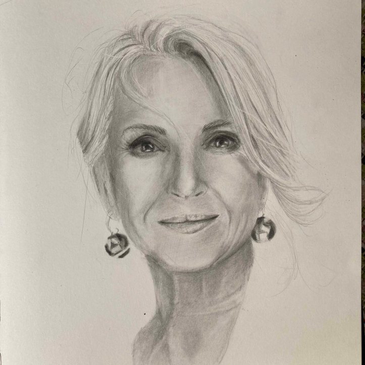 Mature woman in graphite 