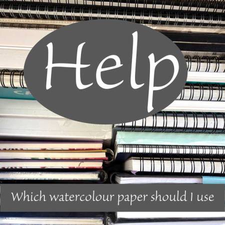 collection of watercolour books