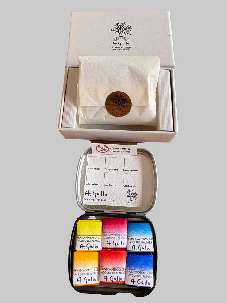 A.Gallo watercolour box